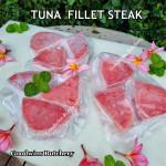 TUNA fillet steak boneless fish frozen +/- 3/4" 2cm (price/pack 500gr 3pcs)